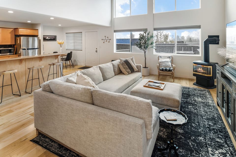 View from twin sleeper bed.