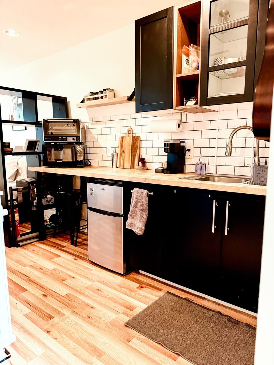 View of kitchenette utilities.