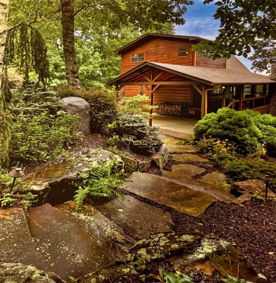Front Entrance with covered parking