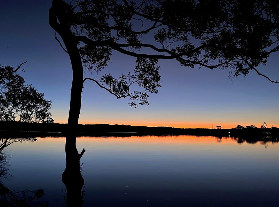 Glorious river sunsets