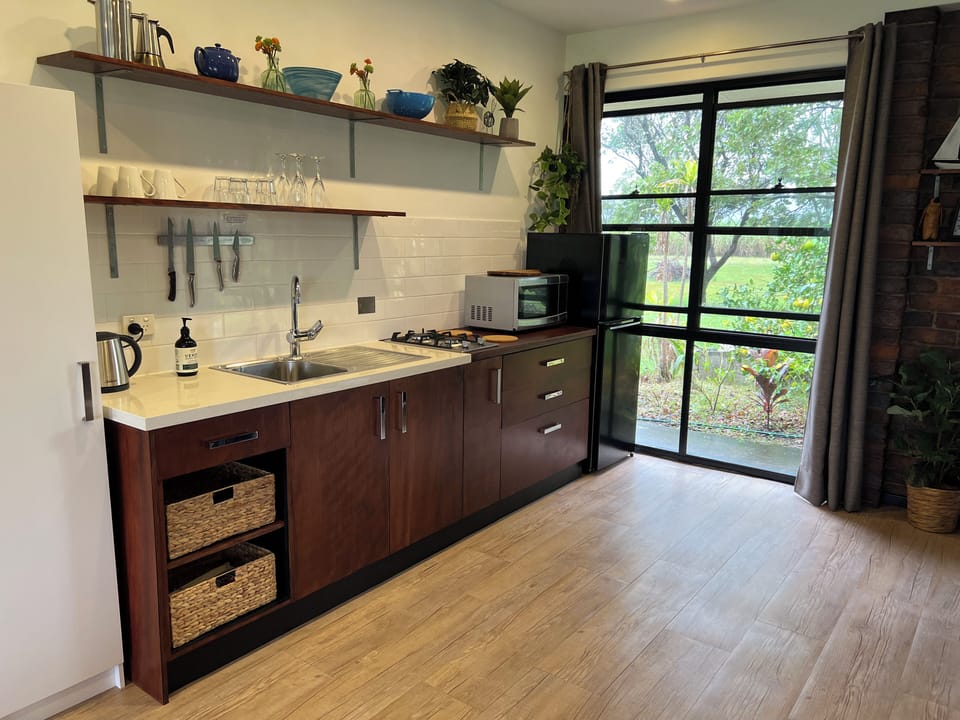 Generous fully equipped kitchen