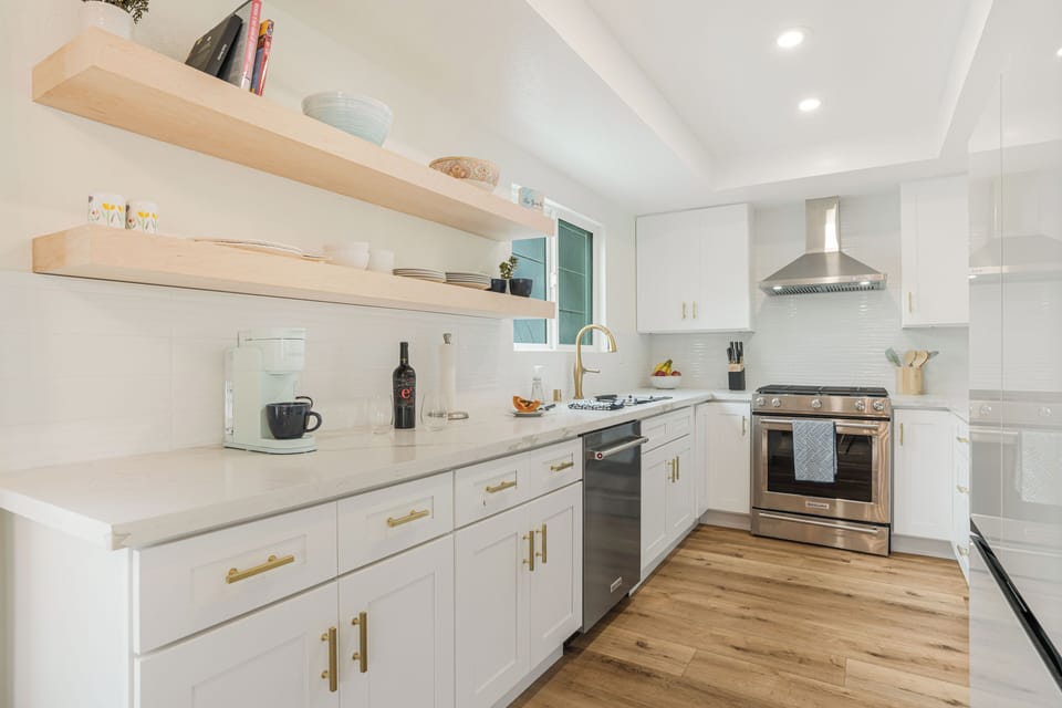 Enjoy cooking in a beautiful kitchen with top of the line appliances.