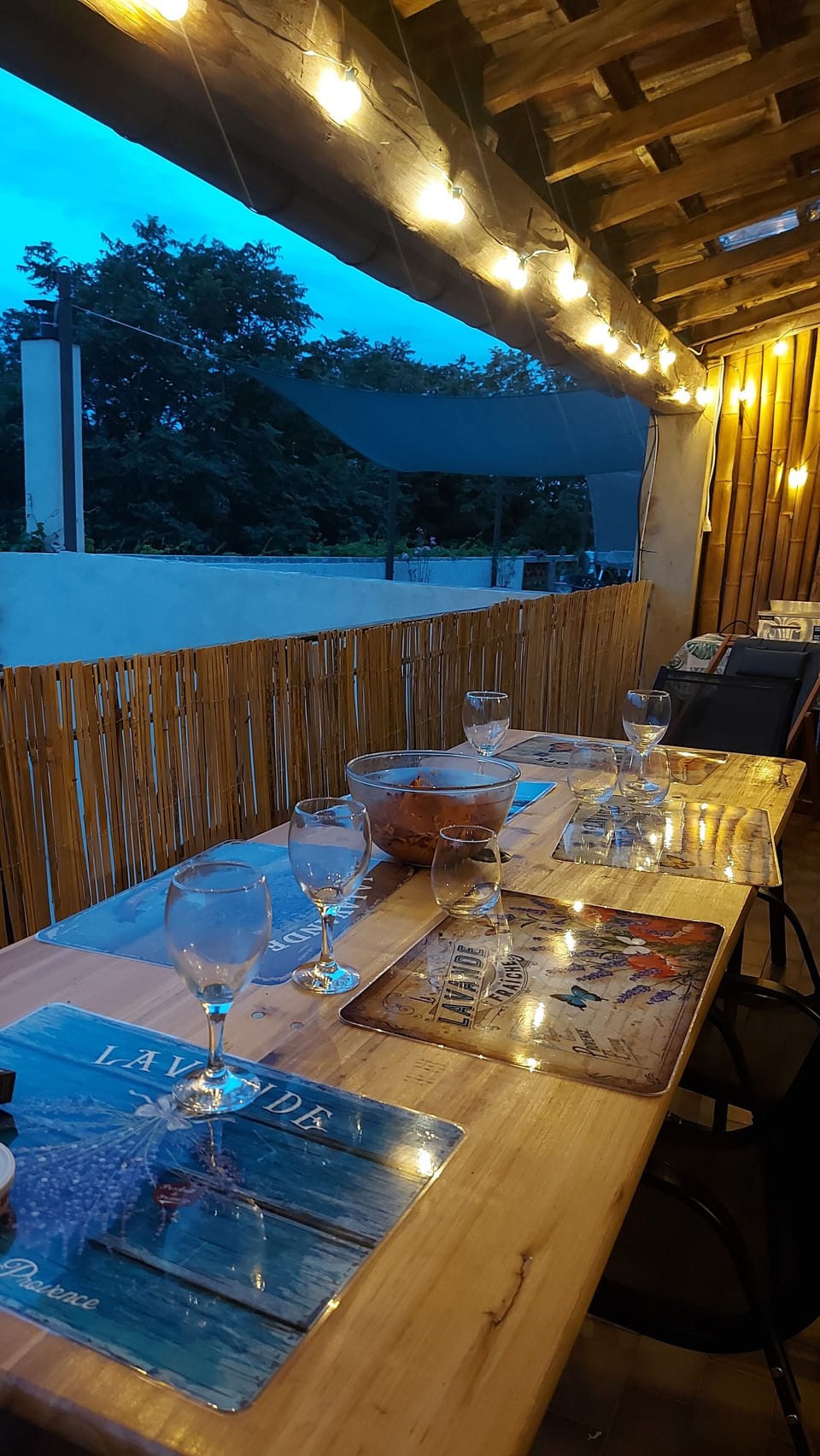 Outdoor dining