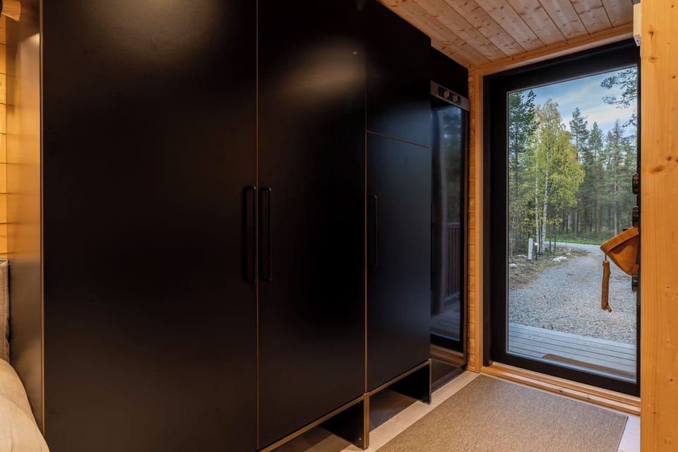 Entrance closets