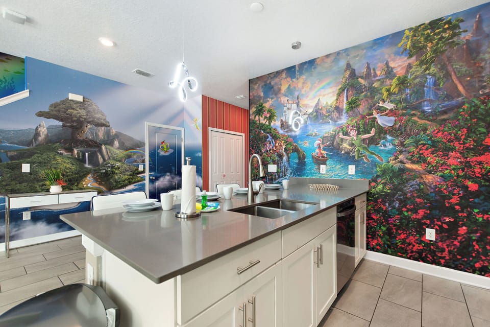 Fully equipped and modern kitchen area