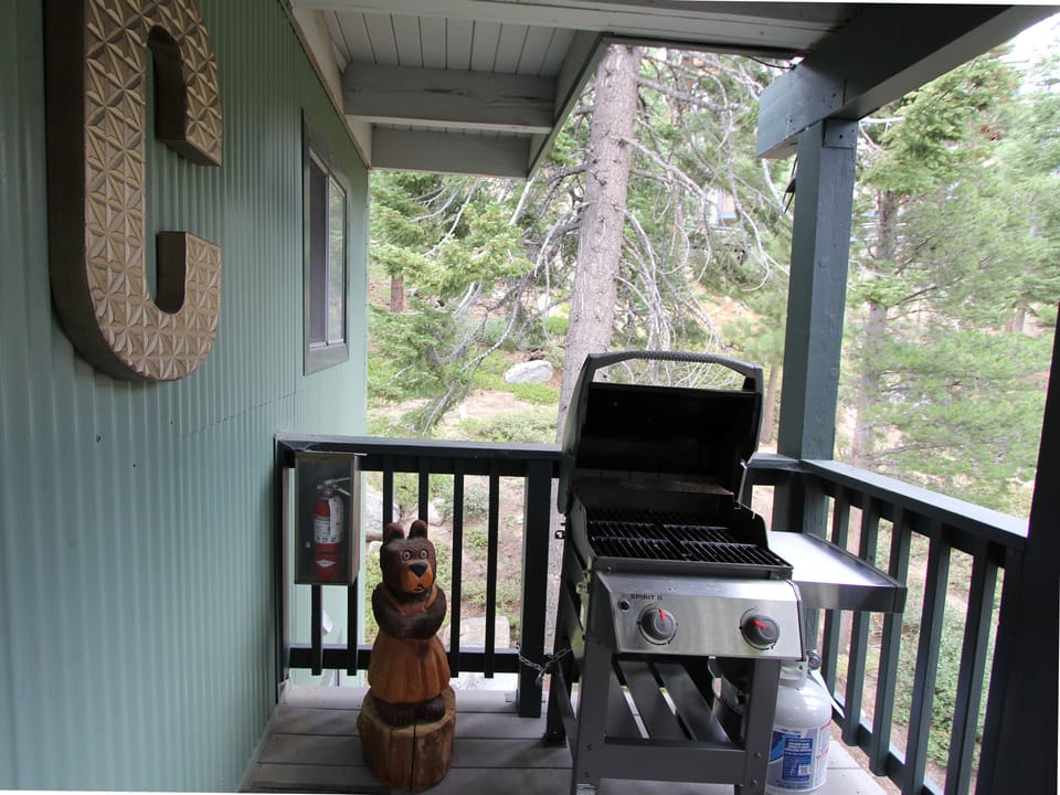 Balcony with BBQ