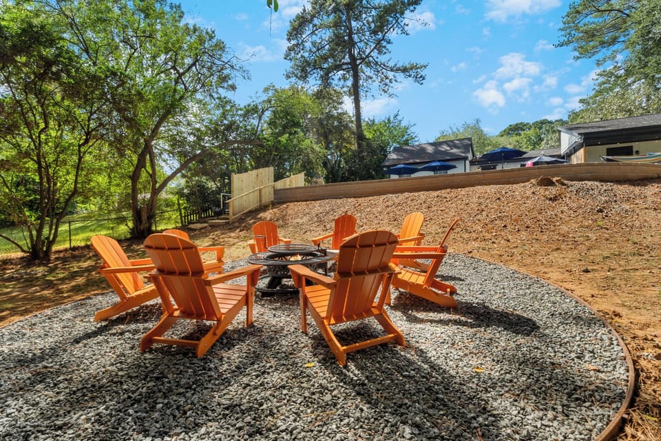Back yard fire pit