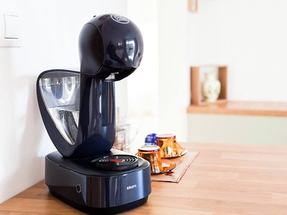 Start your day with a cup of coffee brewed from this stylish machine. Book your cozy retreat today!
