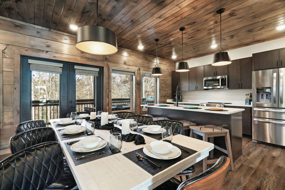 Where everyone has a seat — open-concept dining designed for connection.