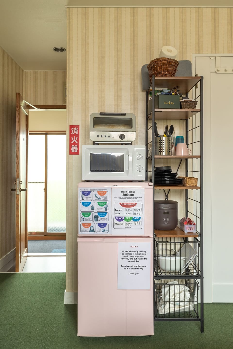 Clearly organised essentials for a smooth, fuss-free stay