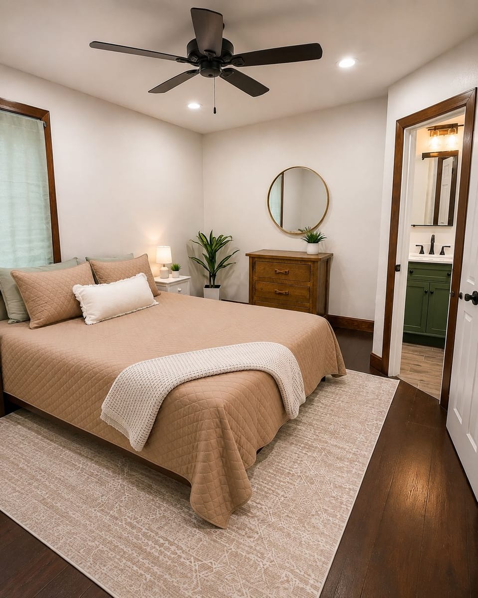 Queen master bedroom