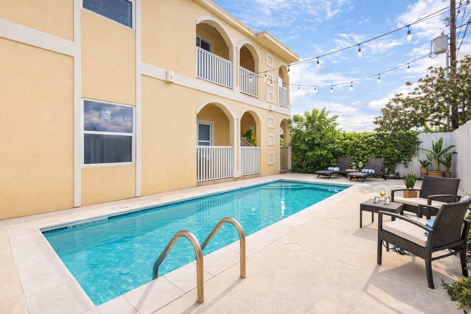 Private Poolside Retreat | Stylish Outdoor Lounge | Steps from Balcony Views & Tropical Privacy