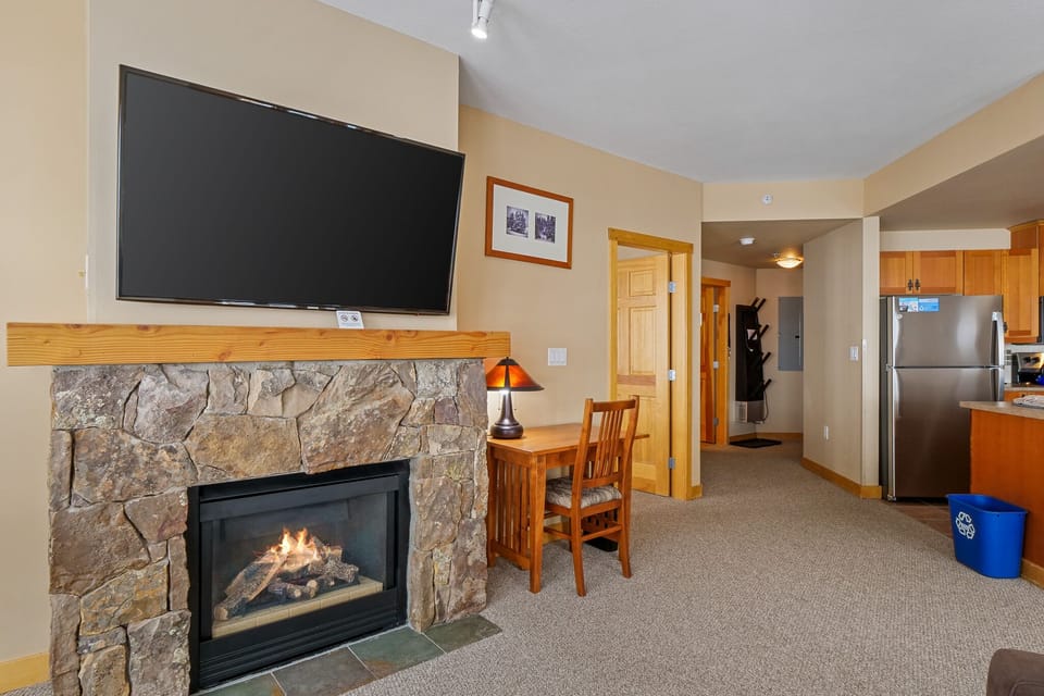 Indoors, Fireplace, Screen, Floor, Flooring