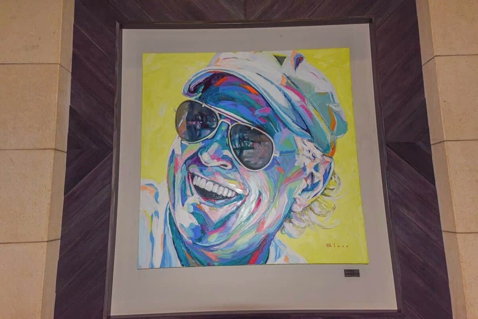 Jimmy Buffet (the Man) Margaritaville bar and restaurant at the Wyndham