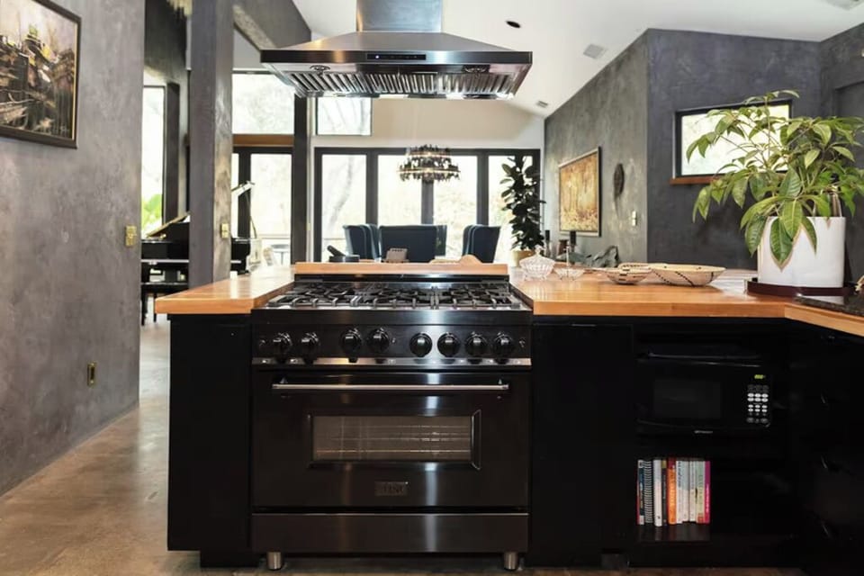 Cook in this gourmet kitchen, equipped beyond your imagination.