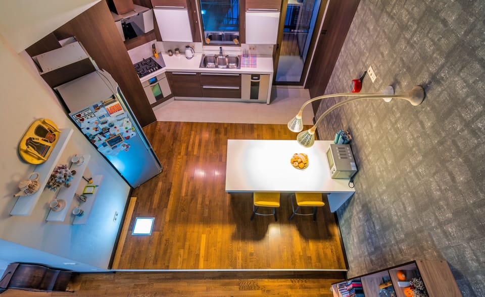 Tbilisi Bliss Penthouse - The Kitchen Area