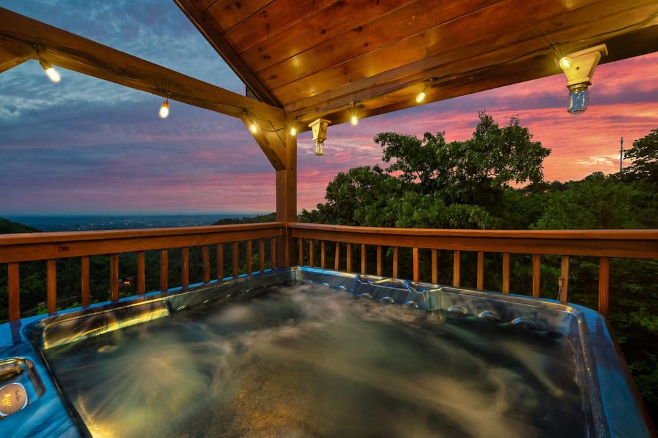 Soothe your body and soul in our inviting hot tub retreat