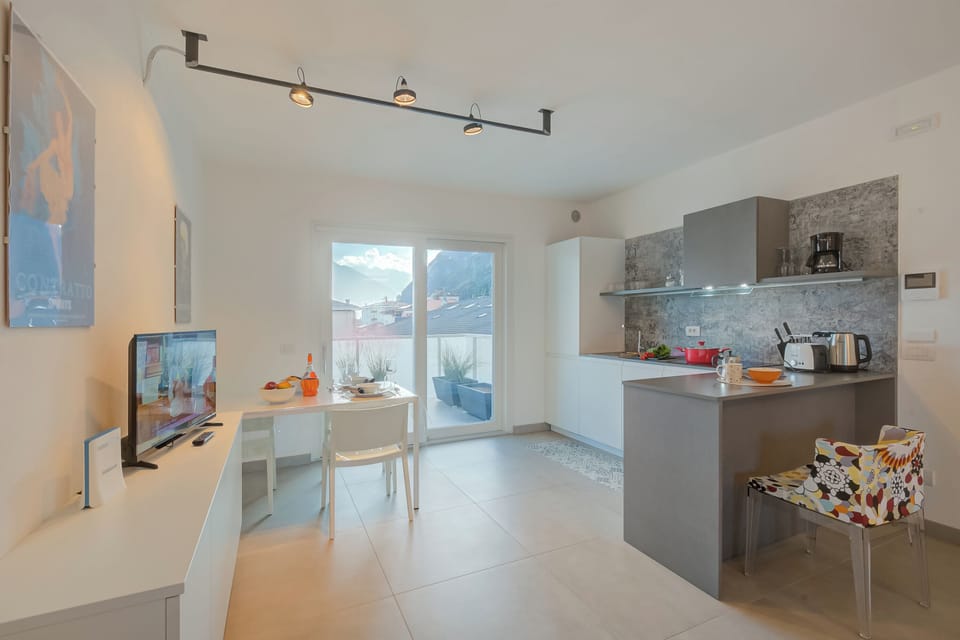Kitchen and dining area