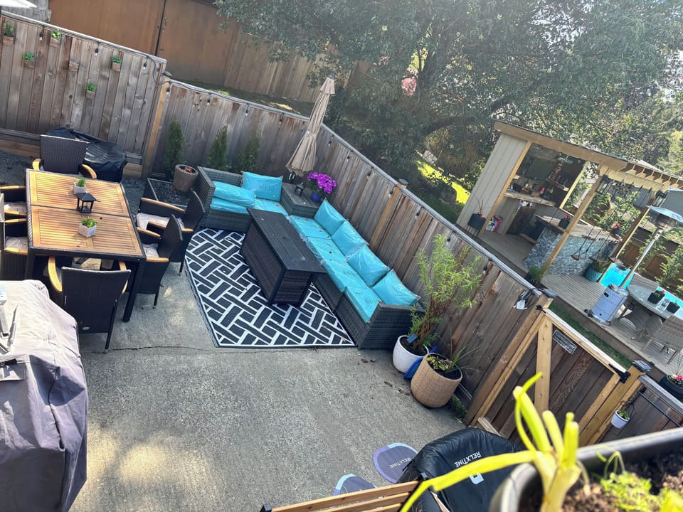Private patio