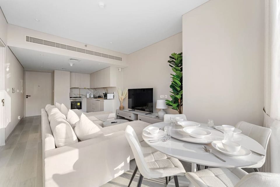 Living Room: Bright and airy space with sleek decor, perfect for relaxation and entertainment!