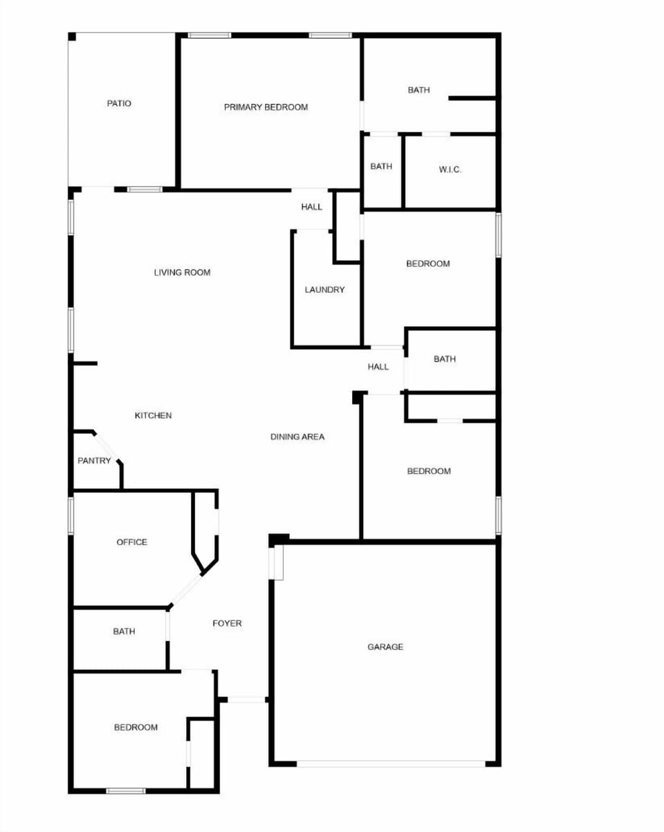 Who Dat House Floor Plan