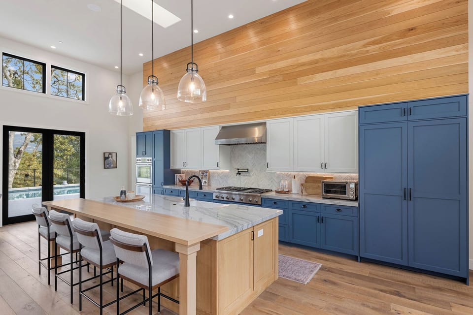 Kitchen, view from front entry