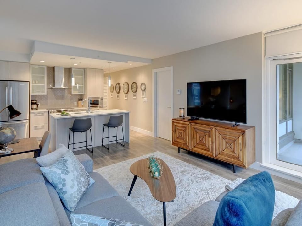 Living room with Smart TV