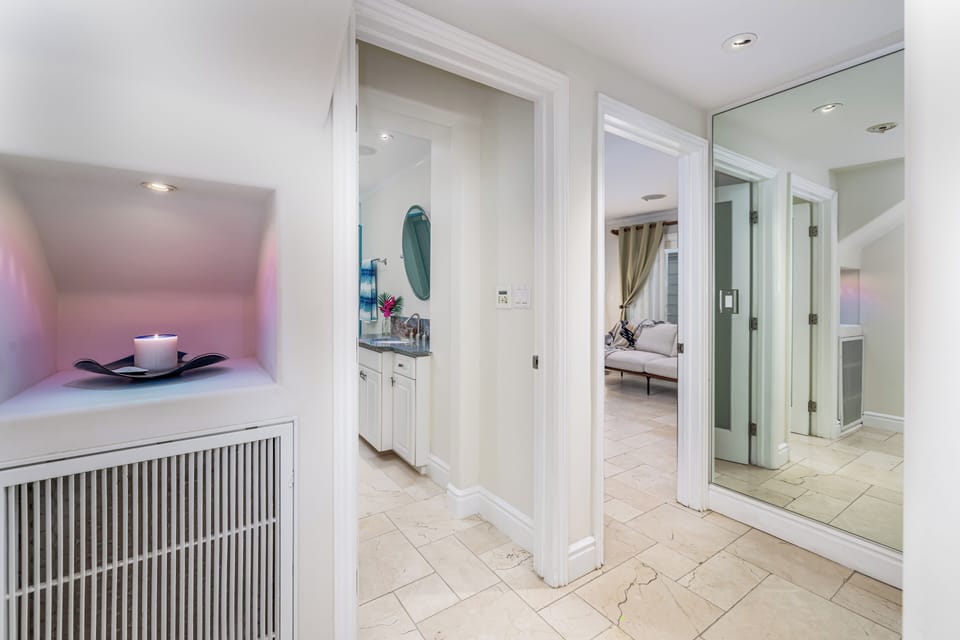 Secondary bedroom and bathroom