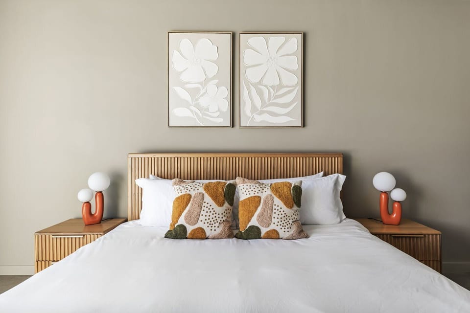 Bedroom 3 features a King bed.