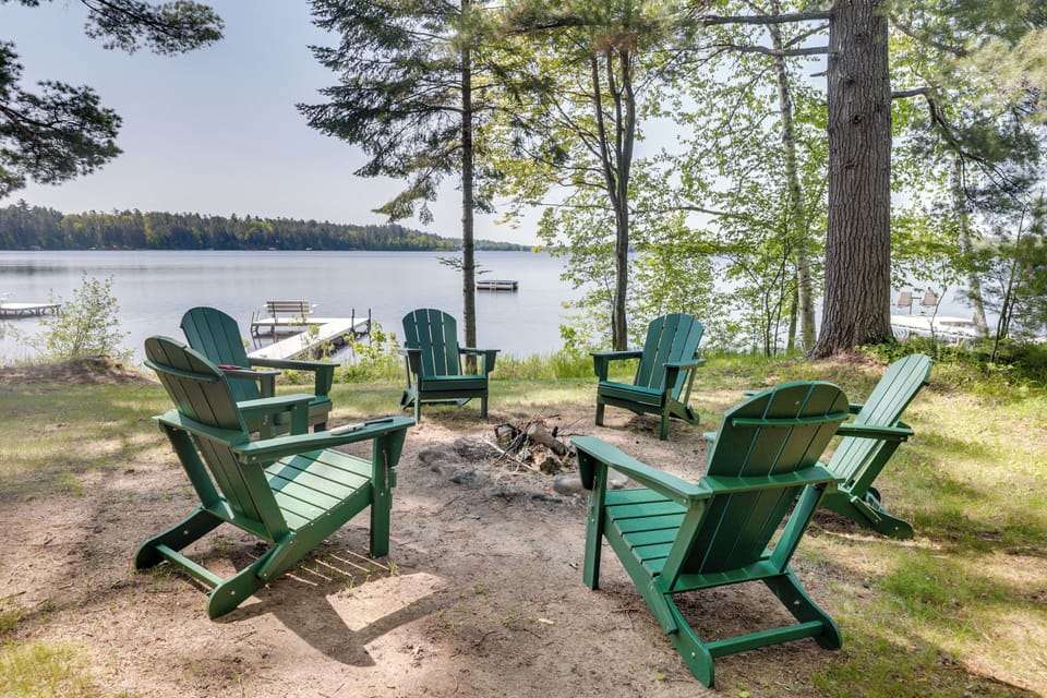 Lac Du Flambeau Vacation Rental | 3BR | 2BA | 1,500 Sq Ft | 2 Steps Required