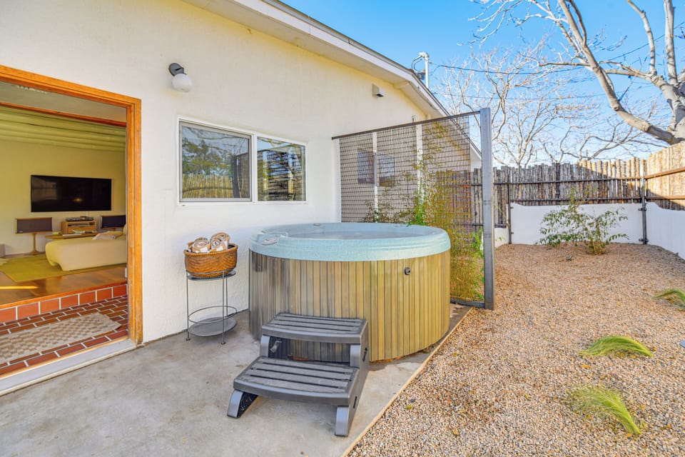 Condo Exterior | Private Hot Tub