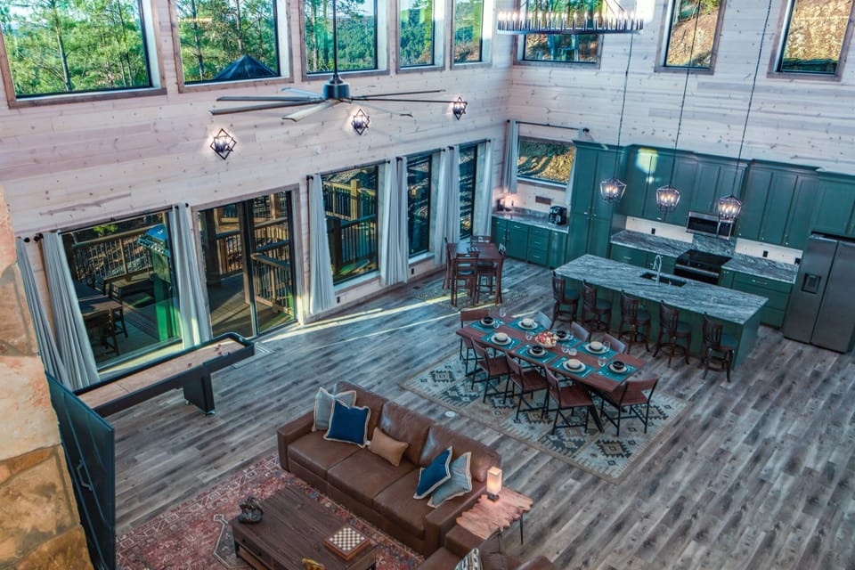 Living, dining and dreaming - all under one breathtaking roof.