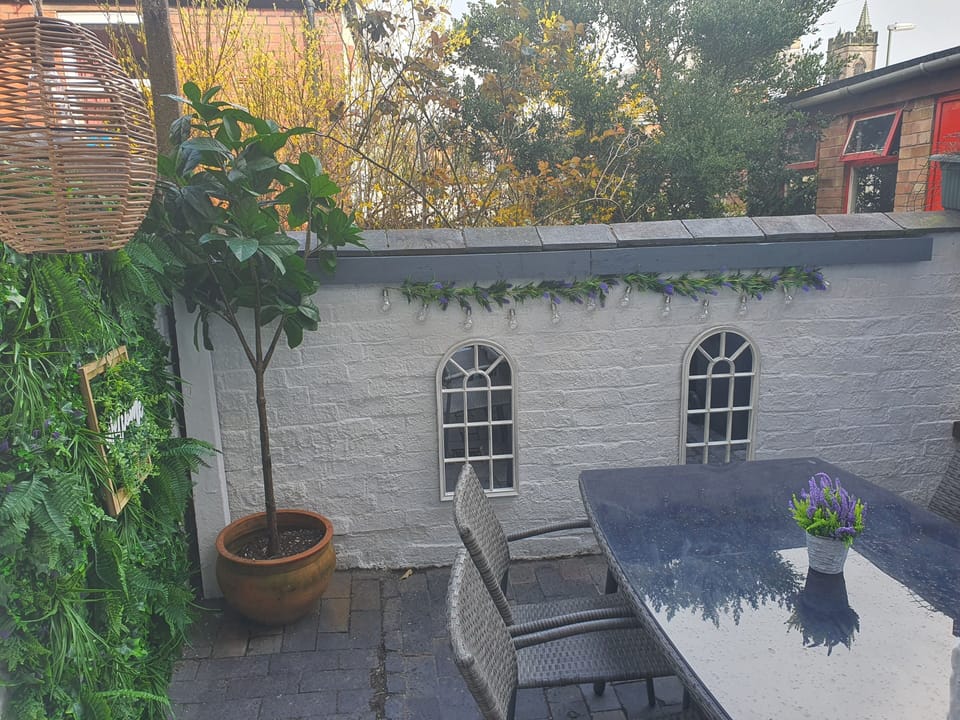 Our outside courtyard space