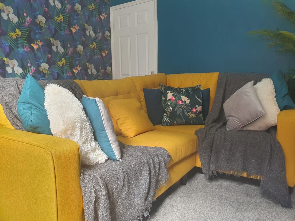 Sofa seats 4 Adults