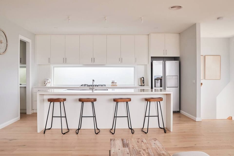 The elegantly appointed kitchen includes everything you need to cook up a feast and a dishwasher for easy clean-up.