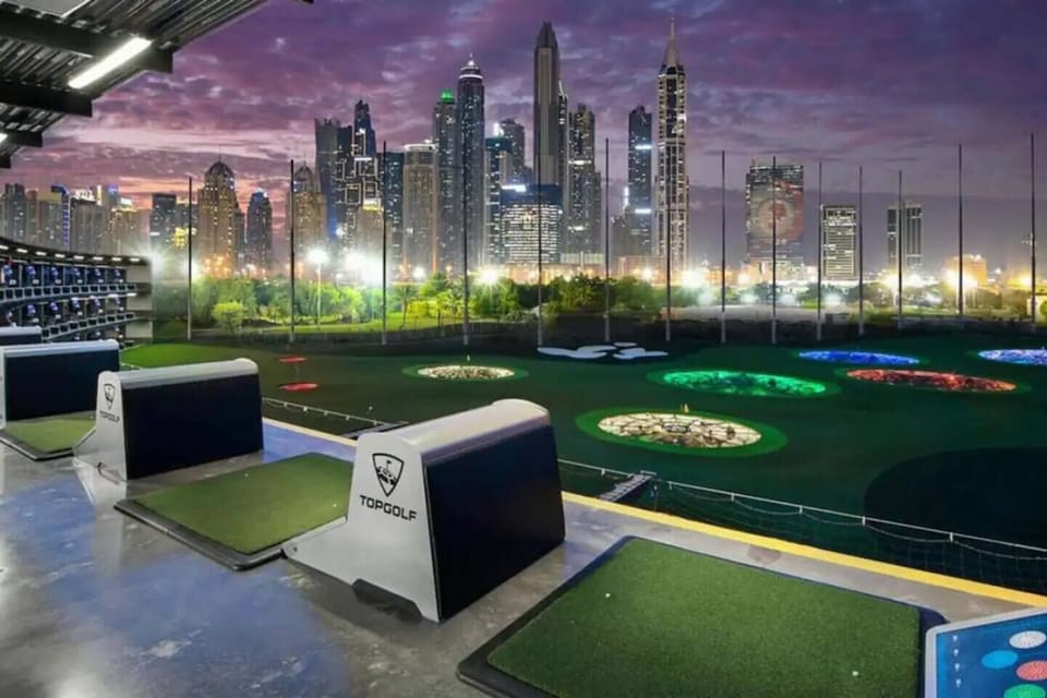 Topgolf Dubai is your premier entertainment destination that is 17 minutes away from our place when you drive.