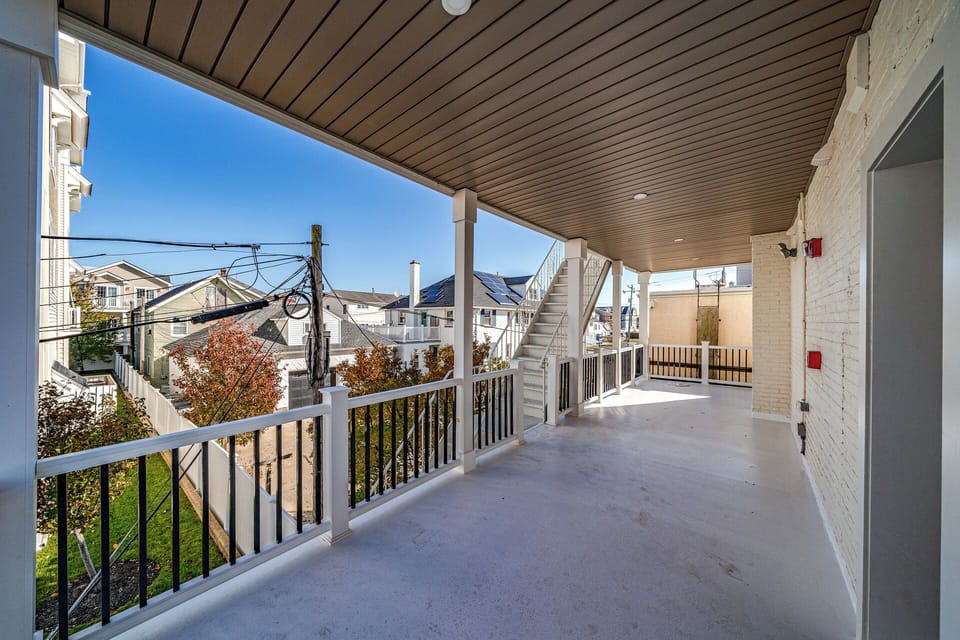 Private outdoor space with plenty of room to relax and enjoy the fresh air