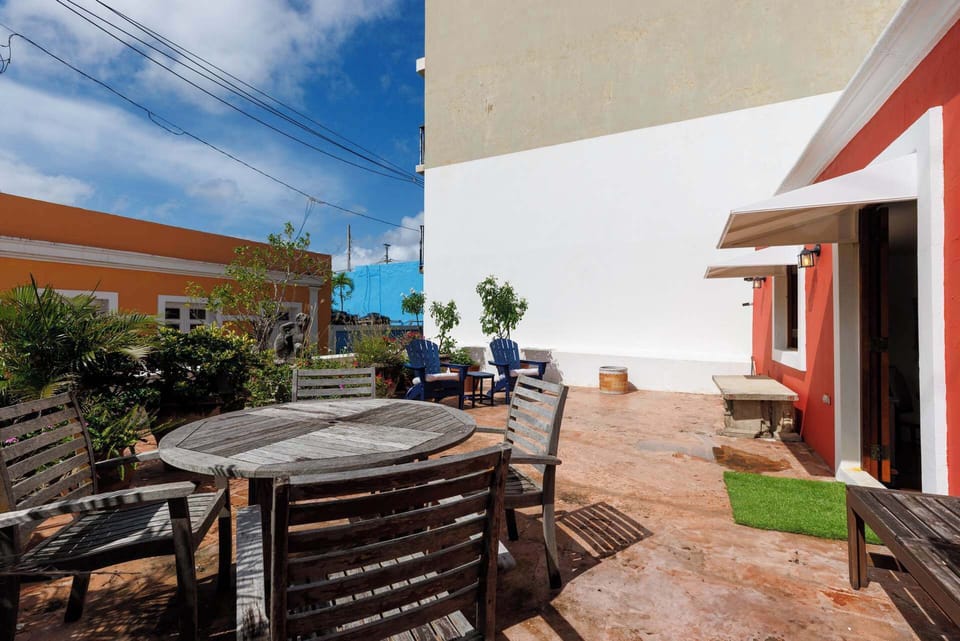 Soak up the Puerto Rico's sun in this vibrant outdoor space, perfect for laid-back mornings, afternoon lounging, or evening cocktails under the stars.