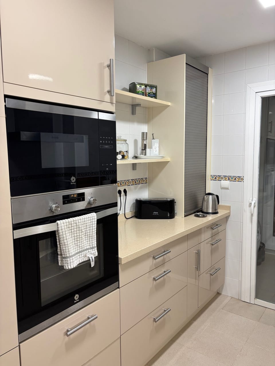 built-in Microwave and Oven  