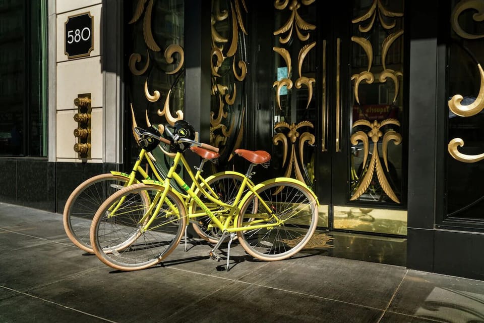 Arrive in style at a bold entrance with city energy.