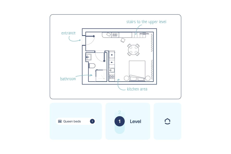 Floor plan of the lower floor