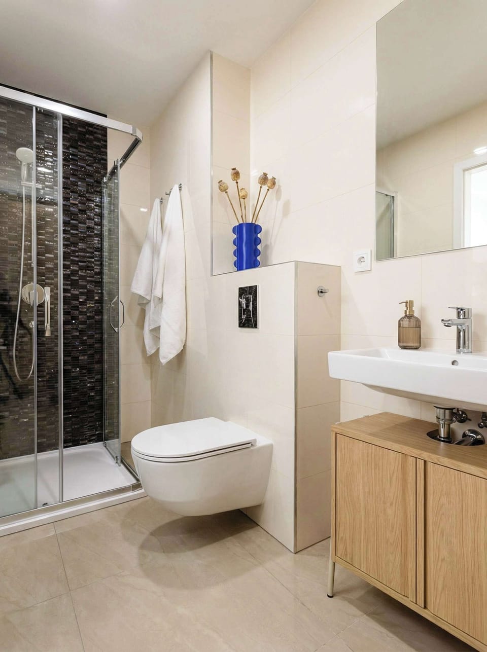 Bathroom with shower and toilet
