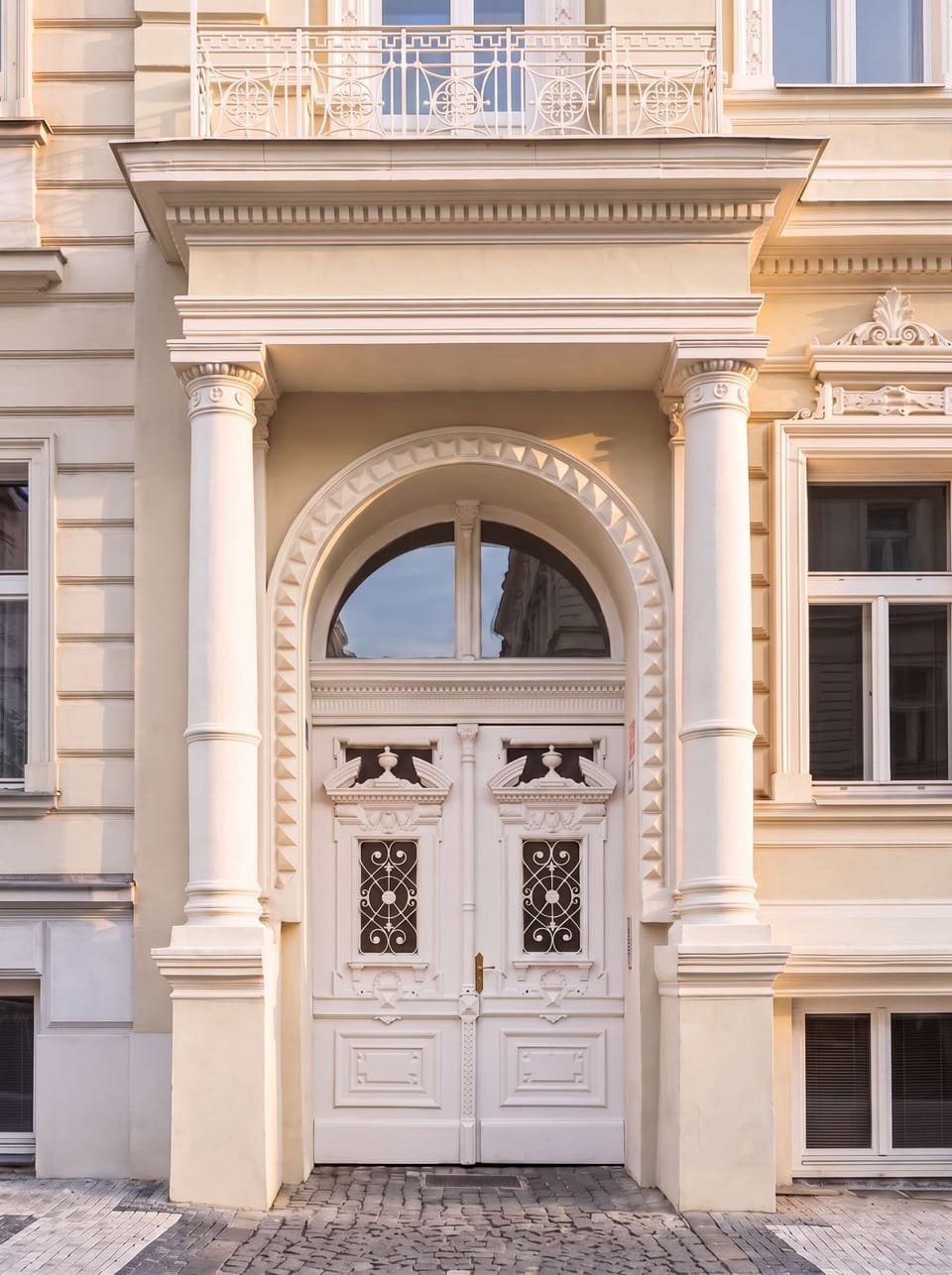 Entrance to the building