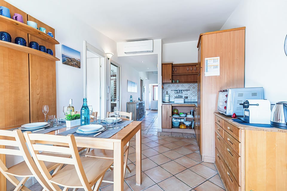 Kitchen and dining area