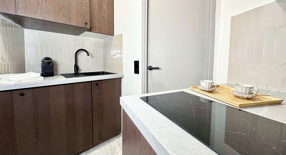 this space brings a practical kitchen,