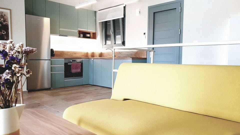 Living room with Kitchenette # Kalliroe