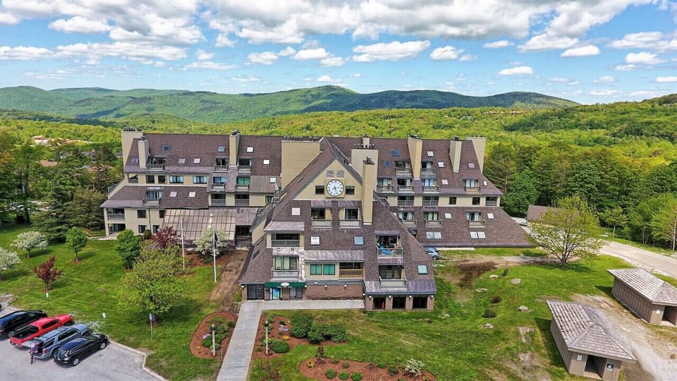 Aerial view of the condo.