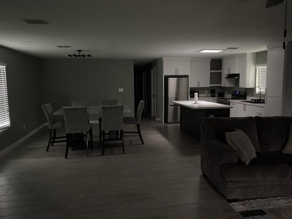 Skylight in kitchen area.