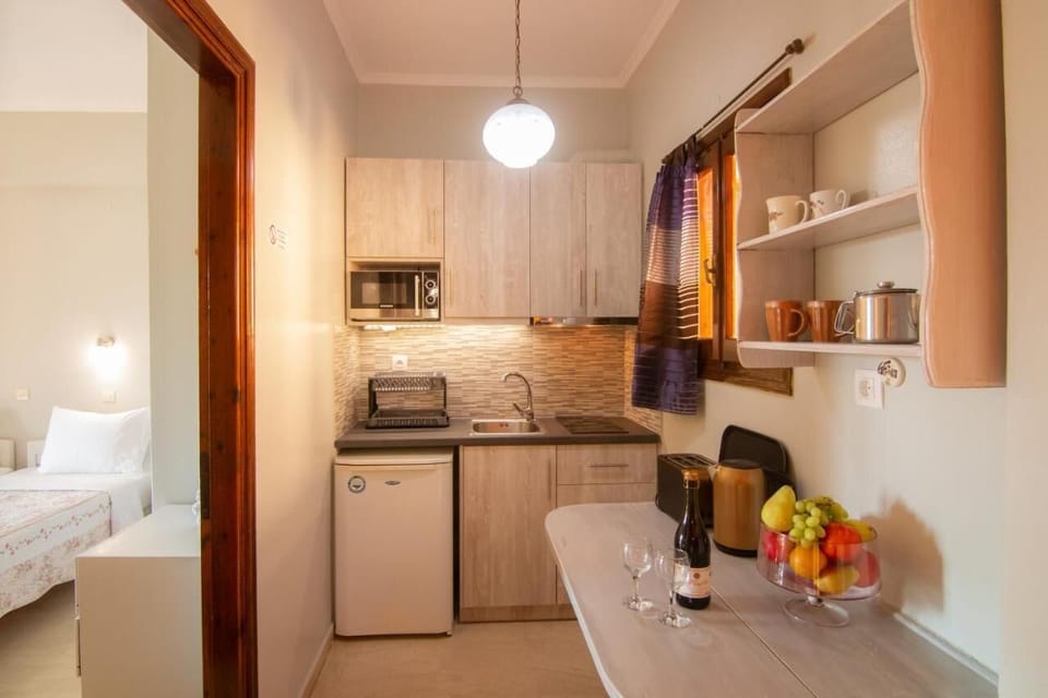 Separate space for the kitchenettes