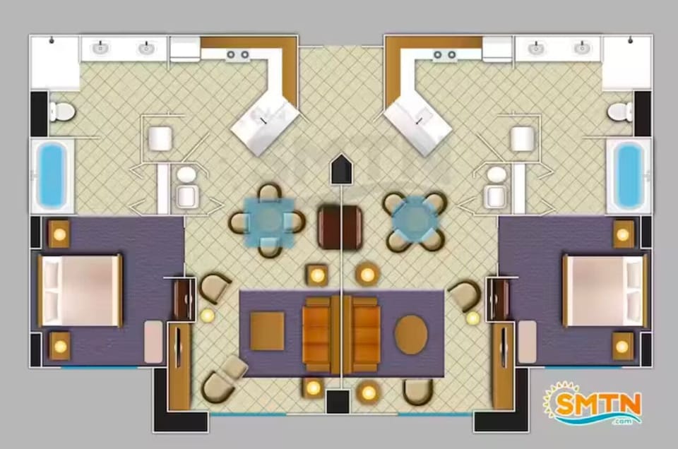 Floor plan - This listing includes both units